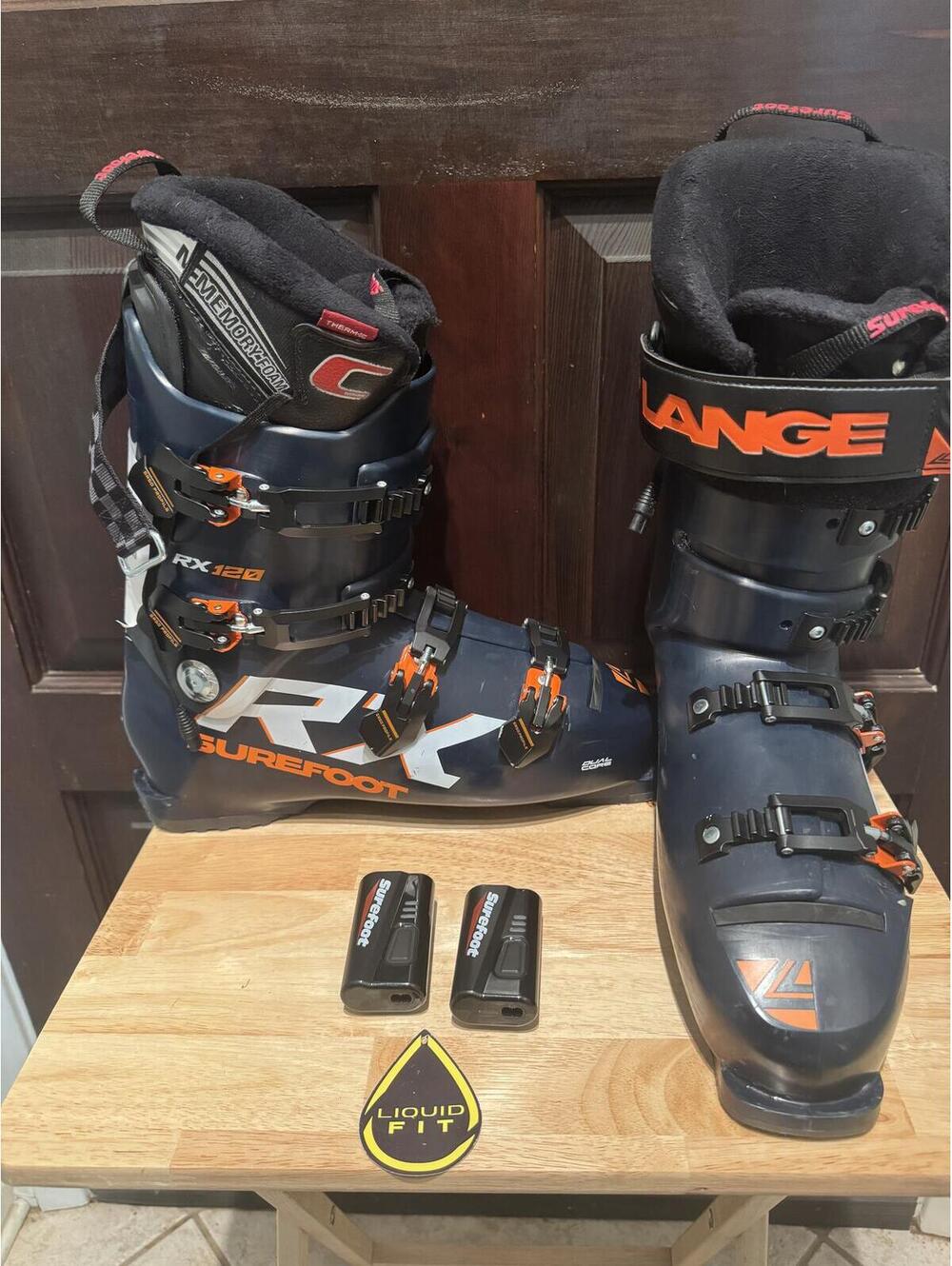 Lange RX 130 Surefoot Liquid Fit Ski Boots. Size 31-31.5. attack 11